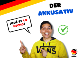 Jorge explicando el akkusativ en alemán